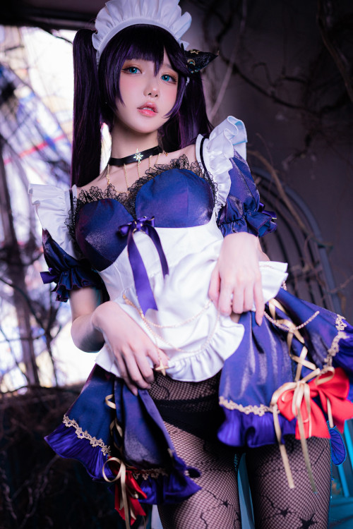 Read more about the article 阿包也是兔娘 Cosplay 莫娜女仆