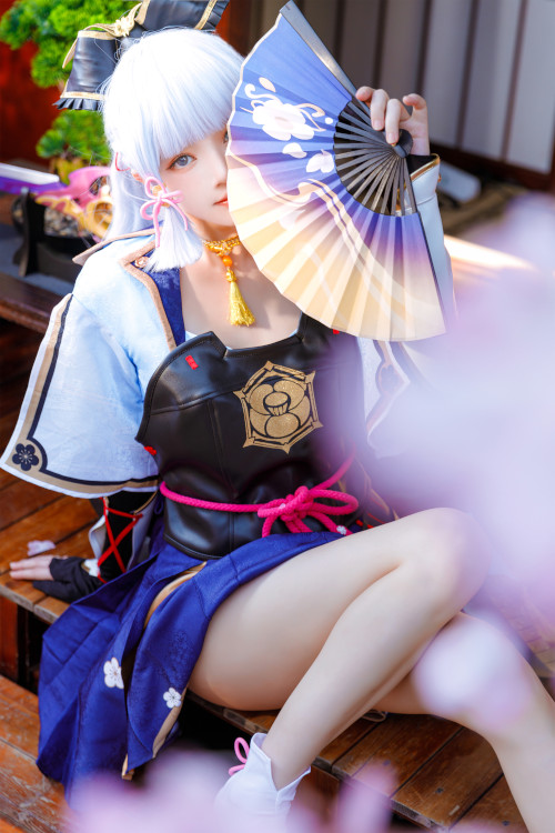 Read more about the article Cosplay 桜桃喵 神里绫华 Ayaka Kamisato